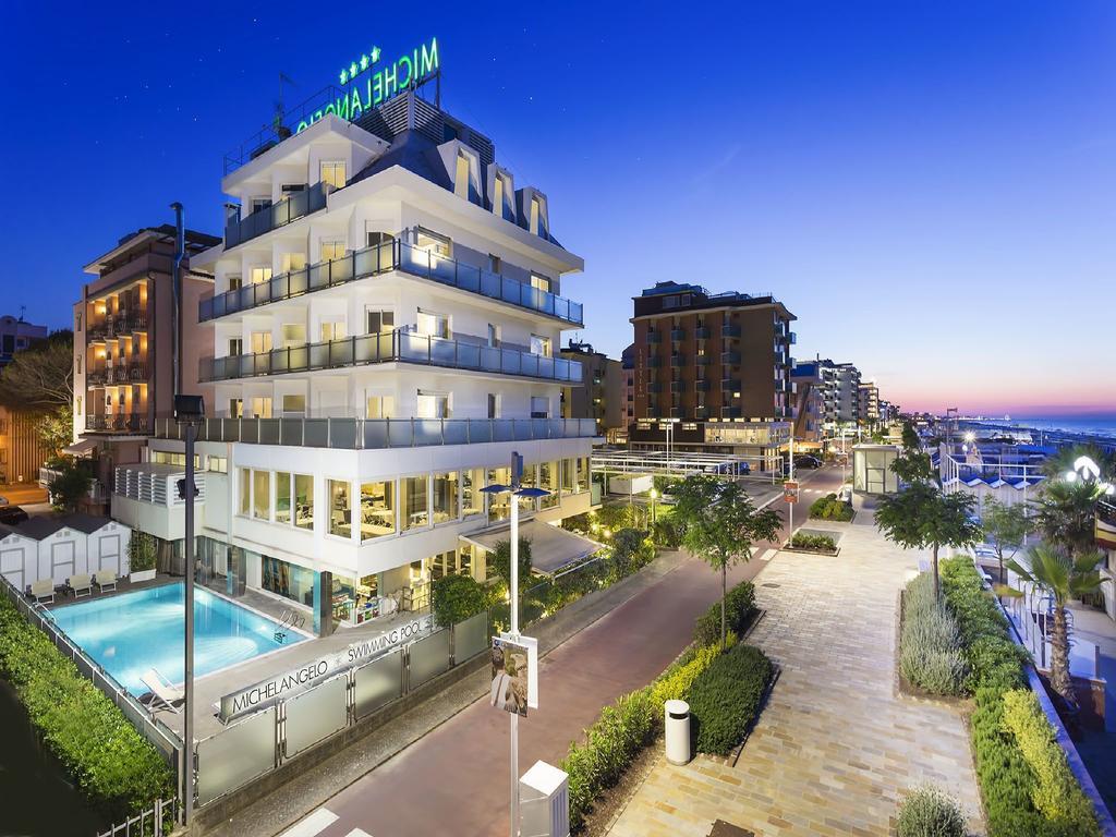 Hotel Michelangelo Riccione Esterno foto
